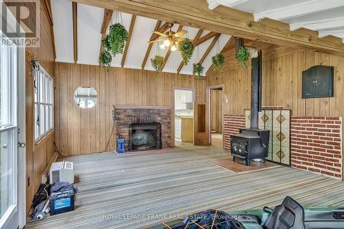 3033 Freeburn Lane, Smith-Ennismore-Lakefield (Lakefield), ON - Indoor With Fireplace