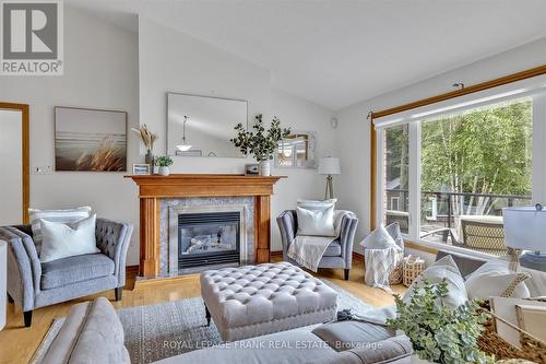 3033 Freeburn Lane, Smith-Ennismore-Lakefield (Lakefield), ON - Indoor Photo Showing Living Room With Fireplace