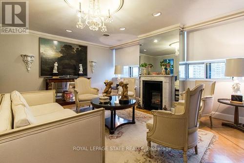 1602 - 120 Duke Street, Hamilton, ON - Indoor Photo Showing Living Room With Fireplace