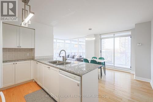 504 - 1103 Leslie Street, Toronto, ON - Indoor Photo Showing Kitchen With Double Sink