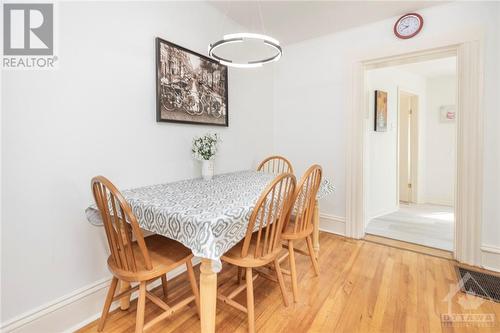 456 Bronson Avenue Unit#1, Ottawa, ON - Indoor Photo Showing Dining Room