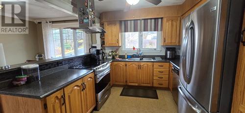 227-229 Main Street, Lewins Cove, NL - Indoor Photo Showing Kitchen With Stainless Steel Kitchen