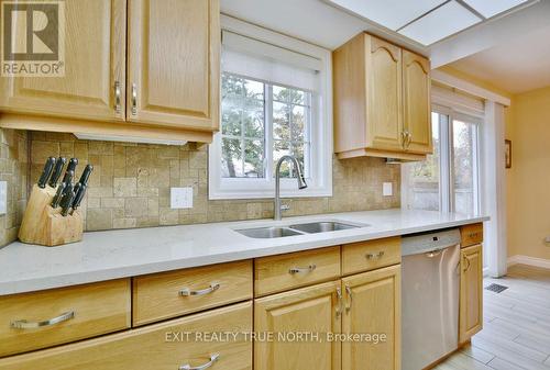 23 Debra Crescent, Barrie, ON - Indoor Photo Showing Kitchen With Double Sink