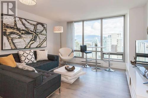 2203 1288 W Georgia Street, Vancouver, BC - Indoor Photo Showing Living Room