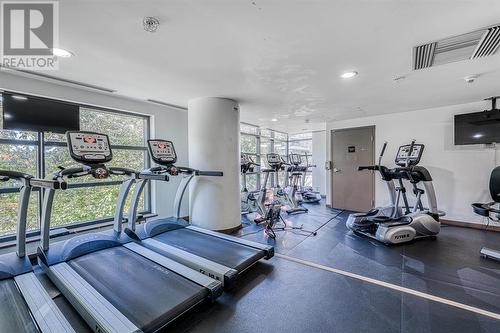 508 8 Smithe Mews, Vancouver, BC - Indoor Photo Showing Gym Room