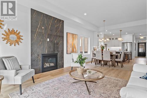 2710 Delmar Street, Kingston (City Northwest), ON - Indoor Photo Showing Living Room With Fireplace