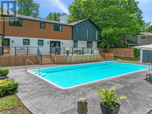 514 Oxbow Road, Waterloo, ON - Outdoor With In Ground Pool With Deck Patio Veranda