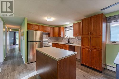 105 Dublin Street, Massey, ON - Indoor Photo Showing Kitchen With Double Sink