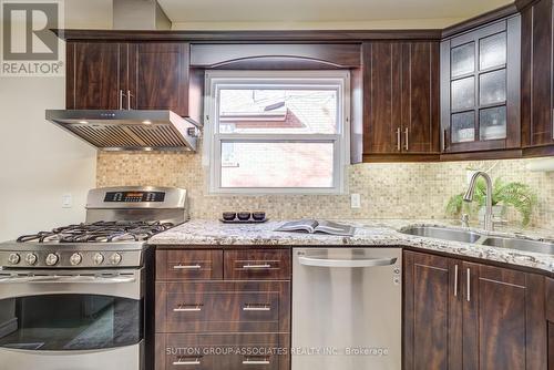 254 Salem Avenue, Toronto, ON - Indoor Photo Showing Kitchen With Double Sink With Upgraded Kitchen