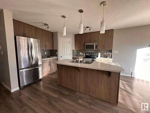 2412 Cassidy Wy Sw, Edmonton, AB - Indoor Photo Showing Kitchen With Double Sink With Upgraded Kitchen