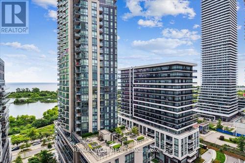 1504 - 56 Annie Craig Drive, Toronto, ON - Outdoor With Body Of Water With Facade