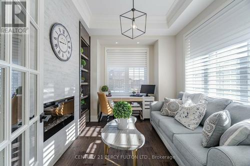 2 Capstan Court, Whitby, ON - Indoor Photo Showing Living Room With Fireplace