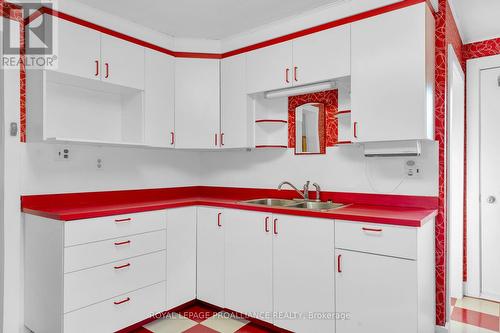 14686 Road 509, North Frontenac, ON - Indoor Photo Showing Kitchen With Double Sink