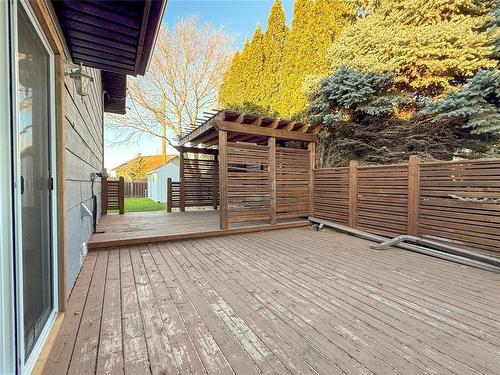 1003 Patricia Avenue, Brandon, MB - Outdoor With Deck Patio Veranda With Exterior