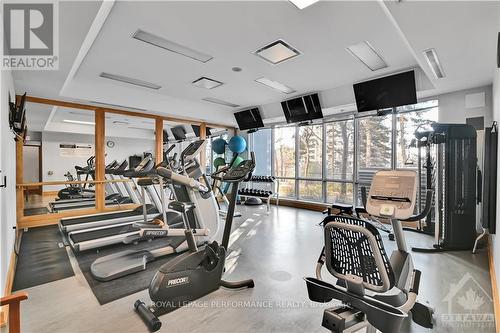 1002 - 38 Metropole, Ottawa, ON - Indoor Photo Showing Gym Room