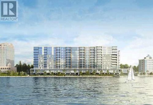 807 - 185 Dunlop Street E, Barrie, ON - Outdoor With Body Of Water With Facade