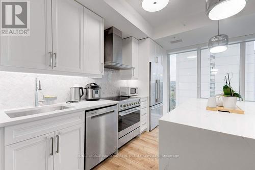 1103 - 500 Brock Avenue, Burlington, ON - Indoor Photo Showing Kitchen With Stainless Steel Kitchen With Upgraded Kitchen