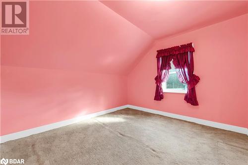 Bonus room featuring carpet flooring and lofted ceiling - 14686 County Road 509, Mississippi Station, ON - Indoor Photo Showing Other Room