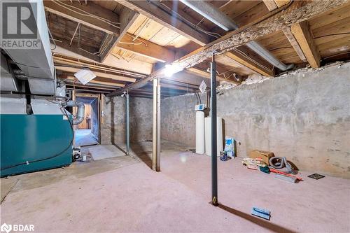 Basement with heating unit - 14686 County Road 509, Mississippi Station, ON - Indoor Photo Showing Basement