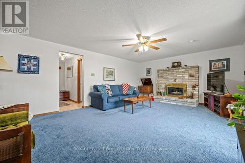 6 Hollyberry Place, Guelph, ON - Indoor Photo Showing Living Room With Fireplace