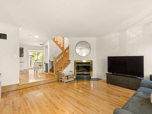 Salon - 4860 Rue Lavallée, Trois-Rivières, QC - Indoor Photo Showing Living Room With Fireplace