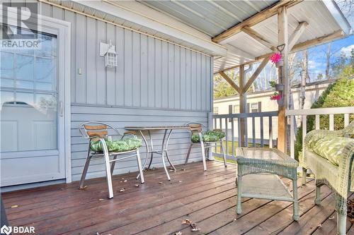 Back Deck - 68 Topaz Street, Wasaga Beach, ON 