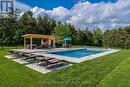 125 Crewson Court, Erin, ON  - Outdoor With In Ground Pool With Backyard 