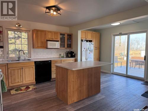 Classen Acreage, Spalding Rm No. 368, SK - Indoor Photo Showing Kitchen With Double Sink