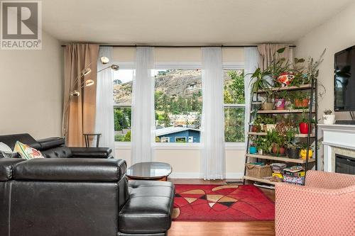 3803 35A Street, Vernon, BC - Indoor Photo Showing Living Room With Fireplace