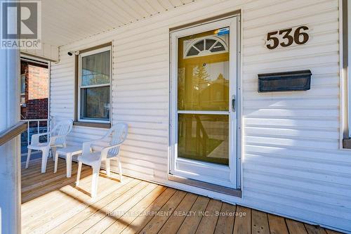 536 John Street N, Hamilton, ON - Outdoor With Deck Patio Veranda With Exterior