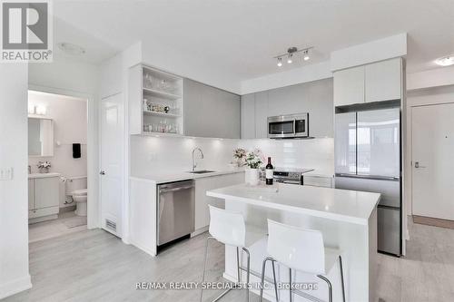 1110 - 4677 Glen Erin Drive, Mississauga, ON - Indoor Photo Showing Kitchen With Upgraded Kitchen