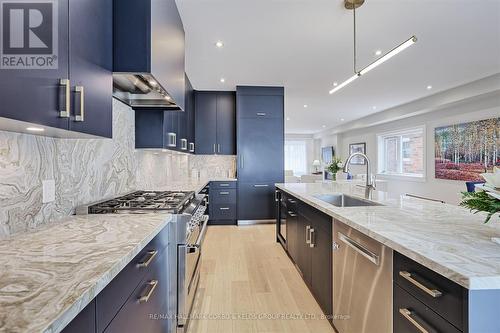 228 Donlands Avenue, Toronto, ON - Indoor Photo Showing Kitchen With Upgraded Kitchen