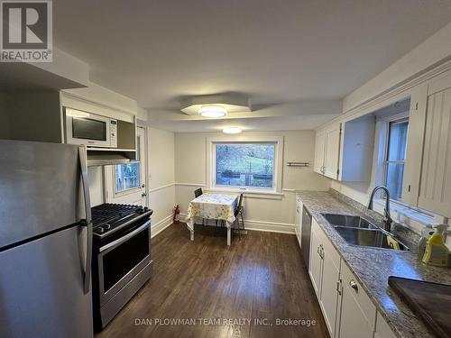 167 Nassau Street, Oshawa, ON - Indoor Photo Showing Kitchen With Double Sink