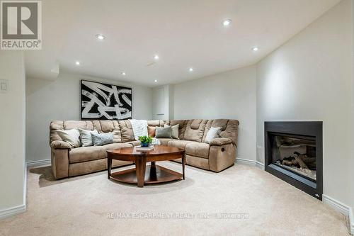 56 - 3050 Orleans Road, Mississauga, ON - Indoor Photo Showing Living Room With Fireplace