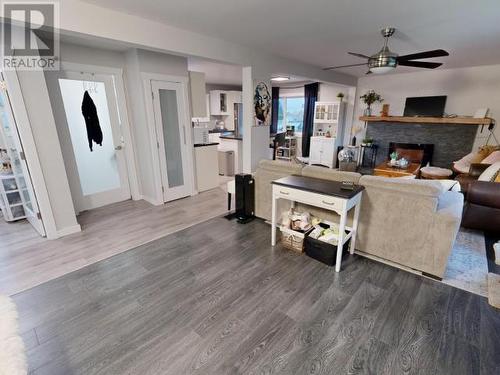 7334 Field Street, Powell River, BC - Indoor Photo Showing Living Room With Fireplace