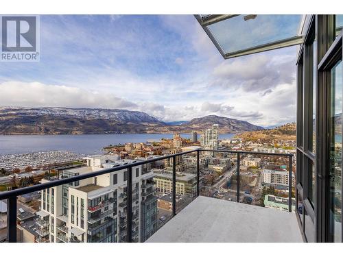 1488 Bertram Street Unit# 3010, Kelowna, BC - Outdoor With Body Of Water With View