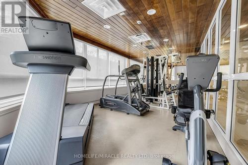 714 - 1001 Cedarglen Gate, Mississauga, ON - Indoor Photo Showing Gym Room