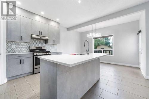 238 Lakeview Inlet, Chestermere, AB - Indoor Photo Showing Kitchen With Upgraded Kitchen