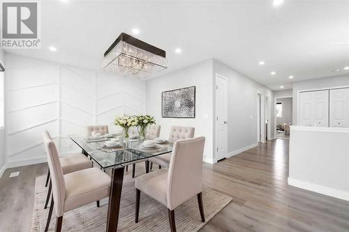 238 Lakeview Inlet, Chestermere, AB - Indoor Photo Showing Dining Room