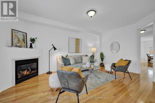 47 Jonas Millway, Whitchurch-Stouffville, ON - Indoor Photo Showing Living Room With Fireplace