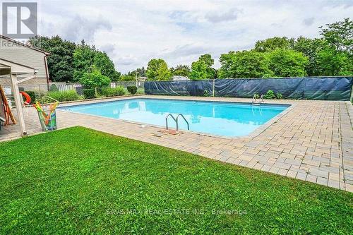 45 Greenwich Circle, Brampton, ON - Outdoor With In Ground Pool With Backyard