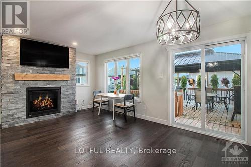 5A Flagstone Private Lane, North Stormont, ON - Indoor Photo Showing Living Room With Fireplace