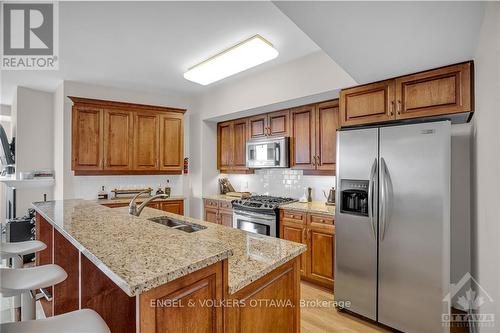 1003 - 401 Golden Avenue, Ottawa, ON - Indoor Photo Showing Kitchen With Stainless Steel Kitchen With Double Sink