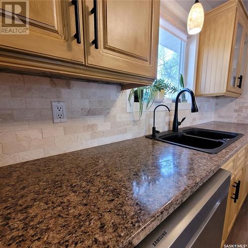 307 Birch Street, Caronport, SK - Indoor Photo Showing Kitchen With Double Sink