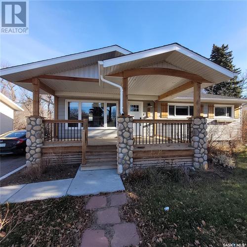 307 Birch Street, Caronport, SK - Outdoor With Deck Patio Veranda