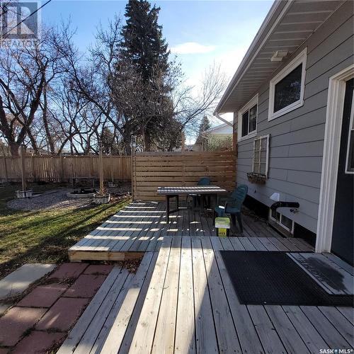 307 Birch Street, Caronport, SK - Outdoor With Deck Patio Veranda