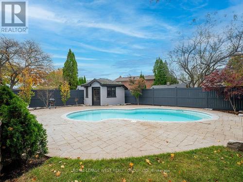 3602 Logmoss Crescent, Mississauga, ON - Outdoor With In Ground Pool With Backyard