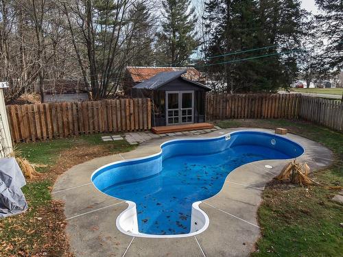 Backyard - 2598 4E Rue, Sainte-Sophie, QC - Outdoor With In Ground Pool With Deck Patio Veranda With Backyard