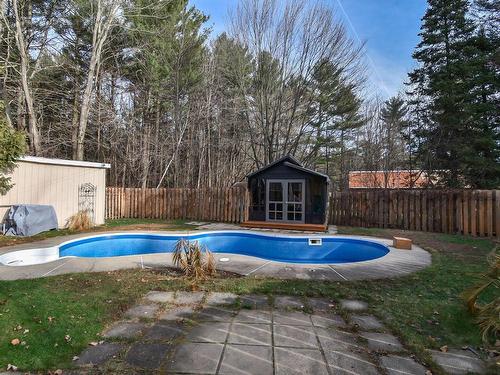 Backyard - 2598 4E Rue, Sainte-Sophie, QC - Outdoor With In Ground Pool With Backyard