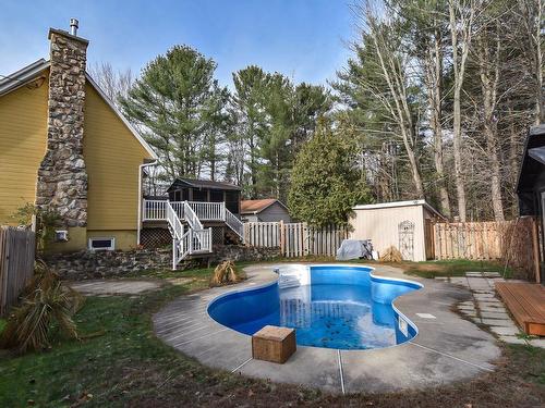 Backyard - 2598 4E Rue, Sainte-Sophie, QC - Outdoor With In Ground Pool